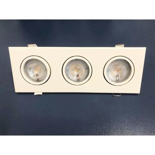 Spot Led Triplo 9W Branco Frio 6500K