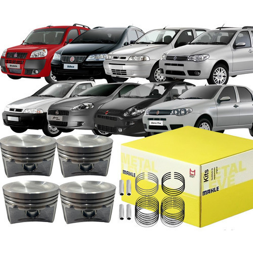 Jogo Pistão C/ Anel 0,40 Siena Punto Strada Doblo Palio Weekend em Oferta na Shopee