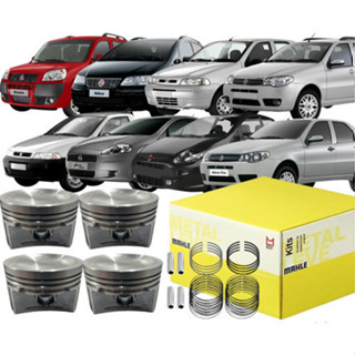 Jogo Pistão C/ Anel 0,40 Siena Punto Strada Doblo Palio Weekend em Oferta na Shopee