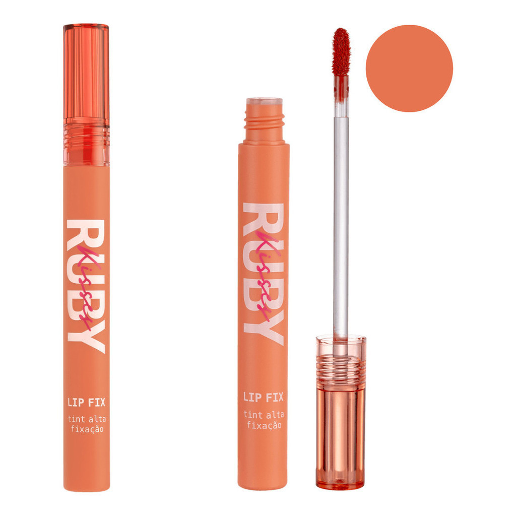Lip Fix Ruby Kisses Batom Lip Tint Alta Fixação Matte  Kiss New York