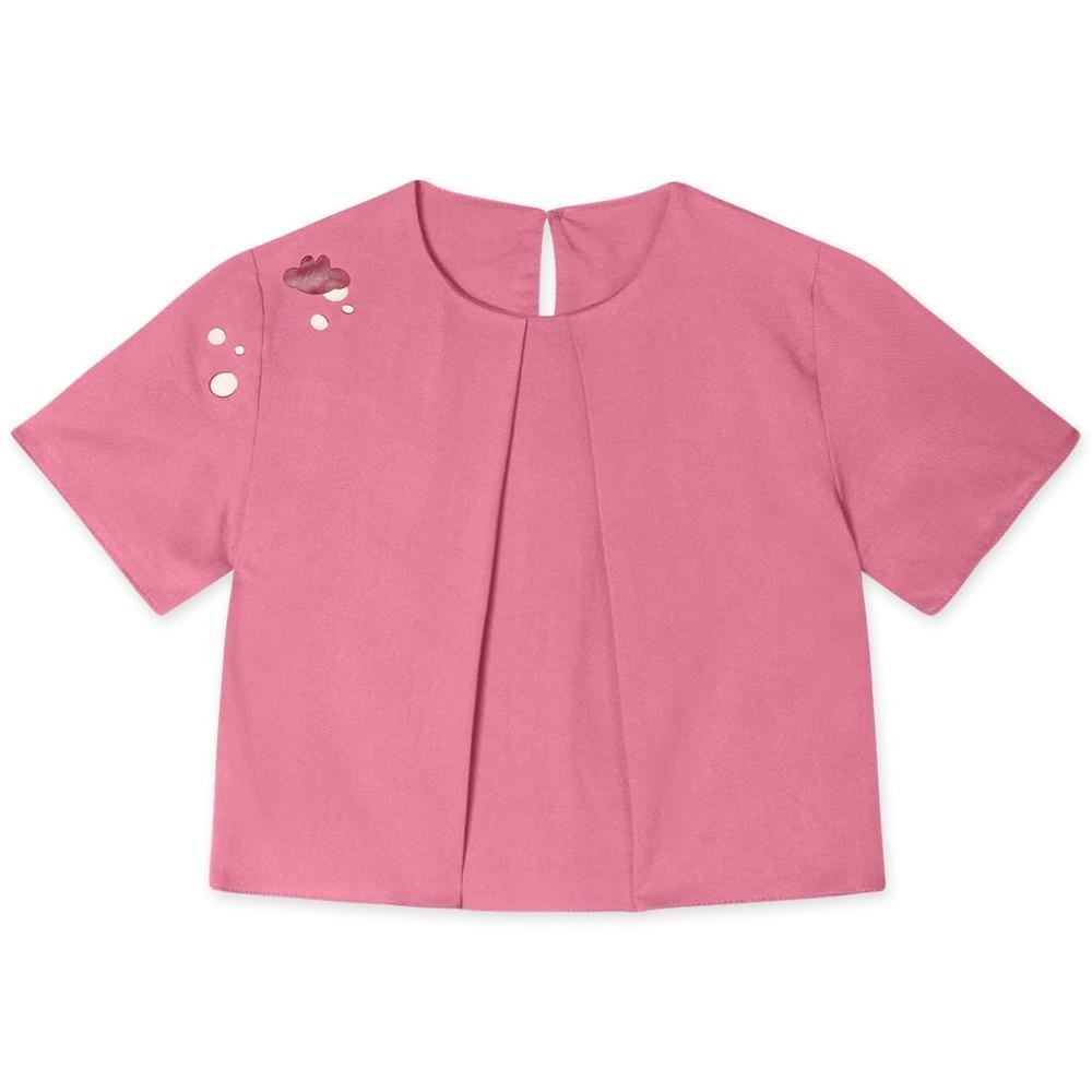 Blusa Manga Curta Infantil Feminina Lilica Ripilica em Oferta na Shopee