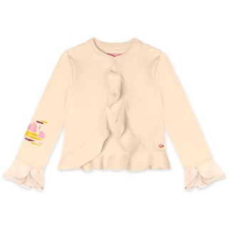 Casaco Babados Manga Longa Infantil Feminino Lilica Ripilica em Oferta na Shopee