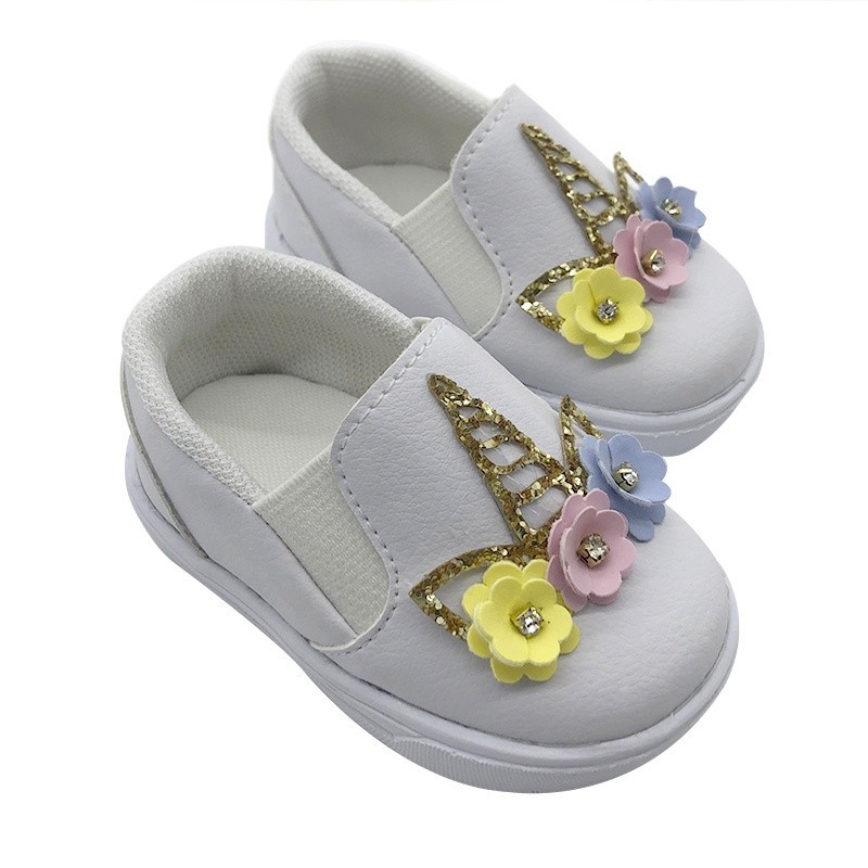 Tênis Sapatinho Infantil Menina Menino Unicórnio Para Bebês - Lindo Tenis Infantil Crianças Unissex
