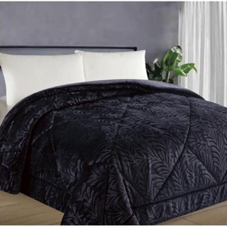Coberdrom Casal Queen Cobertor e Edredom Duplaface Aveludado Folhagem em Oferta na Shopee