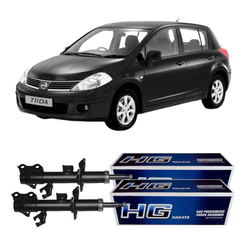 Par Amortecedor Dianteiro Nakata Nissan Tiida 1.8 16v 2012