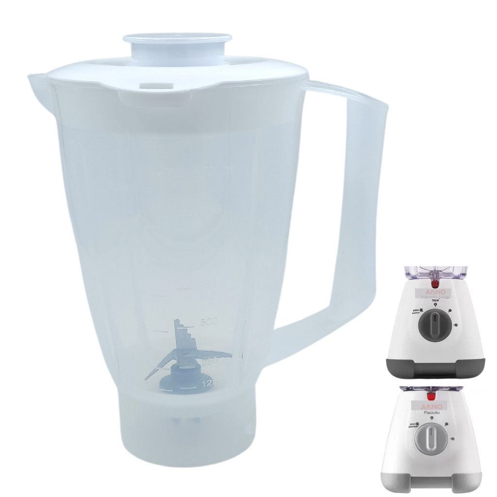 Jarra Copo de Liquidificador Arno Faciclic Juice Resistente Branco