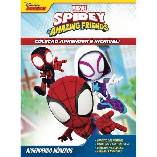Aprender é Incrível Marvel - Spidey Aprendendo Números em Oferta na Shopee