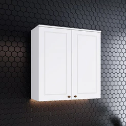 Armário Aéreo 2 Portas 80 Cm Amy Casa 812