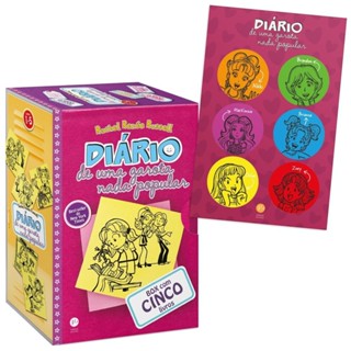 Box Diário de uma garota nada popular (Vol. 1 a 5 - Edição de bolso) em Oferta na Shopee