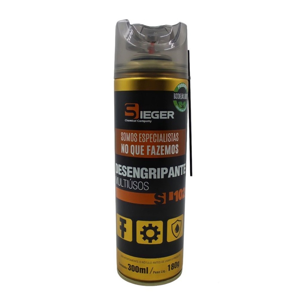 Spray Lubrificante Anti Ferrugem Desengripante Multiuso 300ml SL102