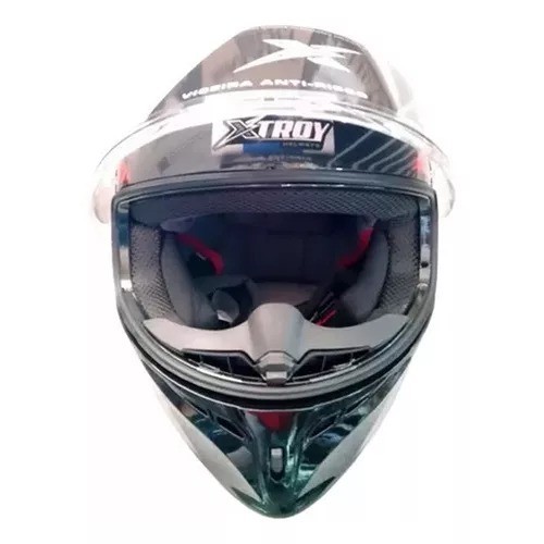 Capacete de Moto Fechado Ebf Xtroy Ff 526 Tamanho 56 58 60 Todas as Cores Disponiveis a promocional Cor Preto · foto 2