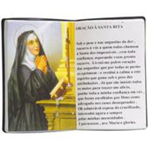 Livro Decorativo de Resina  Santa Rita
