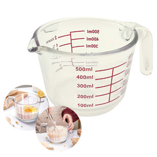 Jarra Medidora Vidro  Dosadora Temperado Cozinha 500ml Transparente em Oferta na Shopee