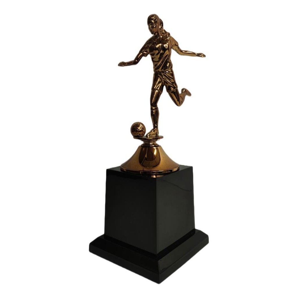 Trofeu Feminino Bronze Melhor Jogadora Mulher Futebol