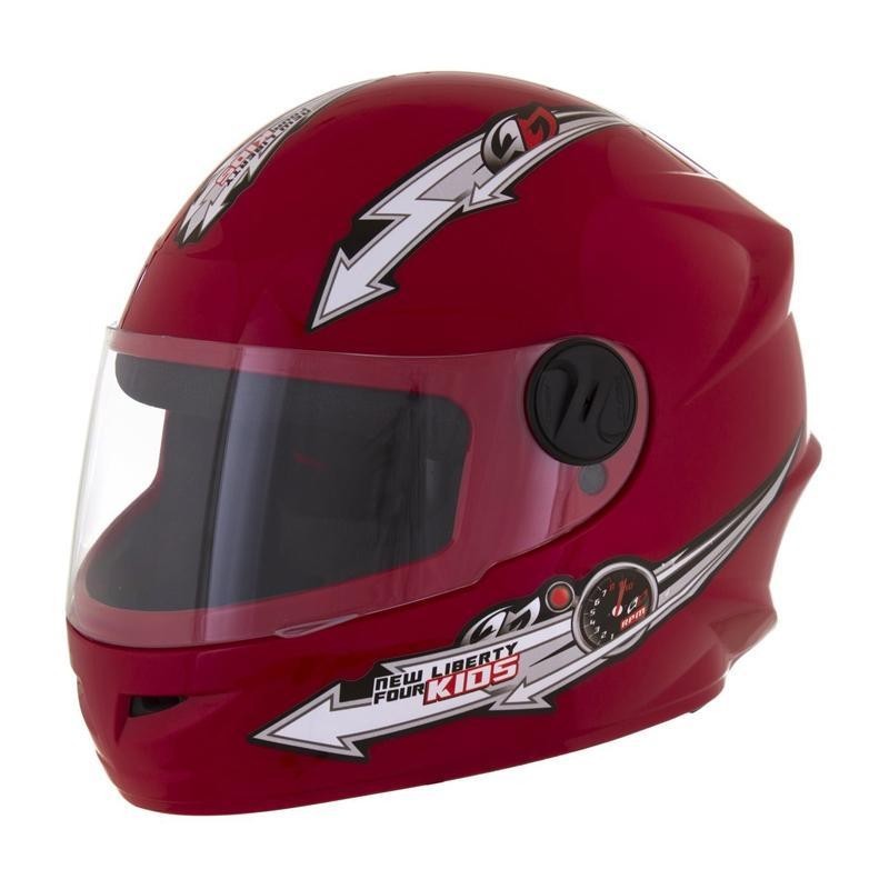 Capacete Moto Pro Tork Liberty Four Kids Vermelho 54 em Oferta na Shopee