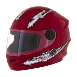Capacete Moto Pro Tork Liberty Four Kids Vermelho 54
