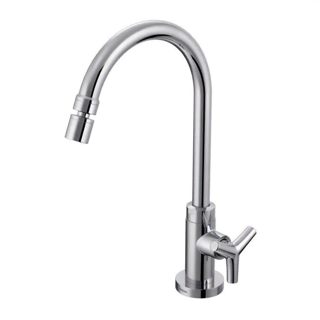 Torneira de Mesa para Cozinha Triplus Bica Alta Cromado - Docol