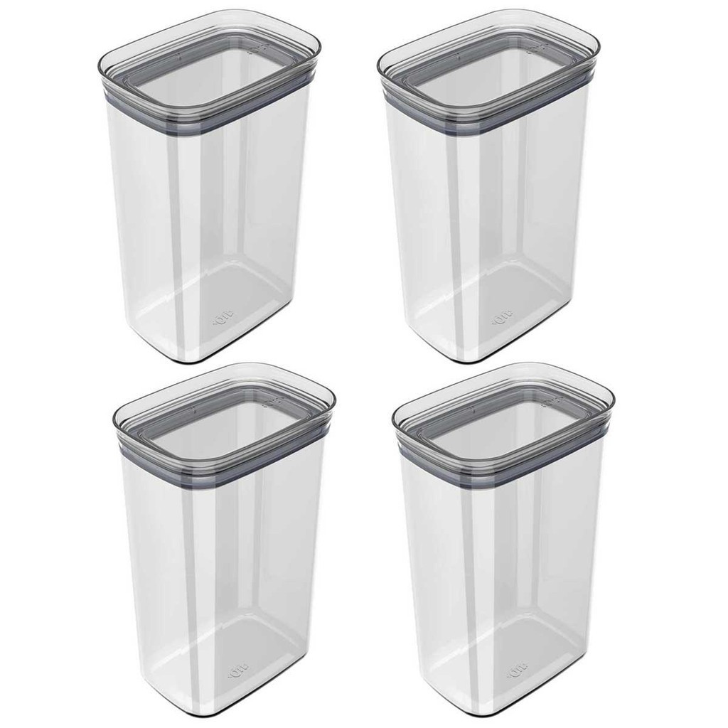 4x Porta Temperos Pote 2,3L Organizador OU Block Hermético em Oferta na Shopee