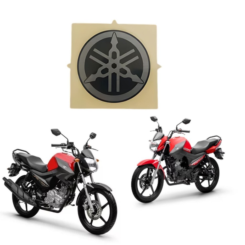 EMBLEMA DIAPASÃO MARCA ABA DO TANQUE FACTOR ORIGINAL YAMAHA