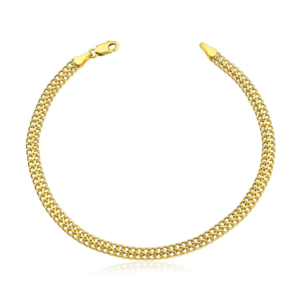 Pulseira Feminina Lacraia Em Ouro 18k em Oferta na Shopee