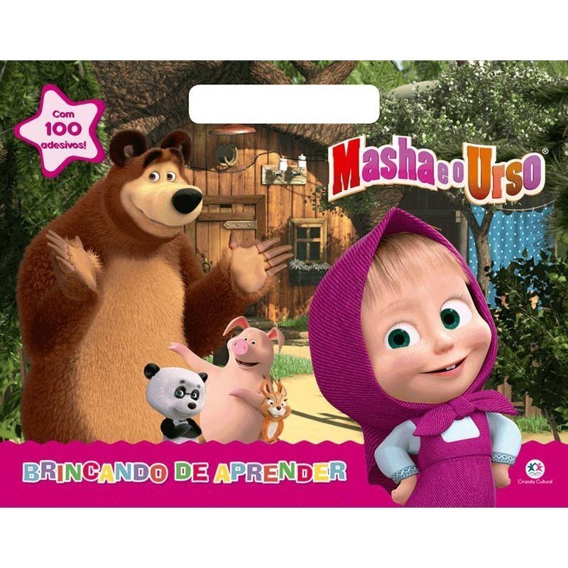 Livro Masha e o Urso - Brincando de Aprender