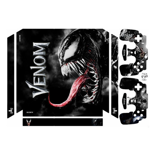 Adesivo Ps4 Playstation 4 Auto Colante Venom Modelo Fat