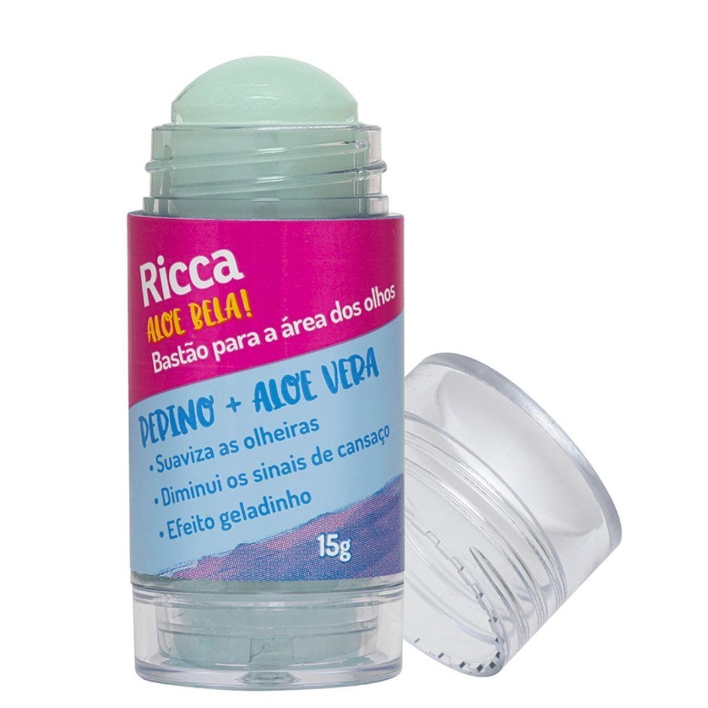 Bastao Para Area dos Olhos Ricca Belliz Aloe Bela 15g Cod 3782 em Oferta na Shopee