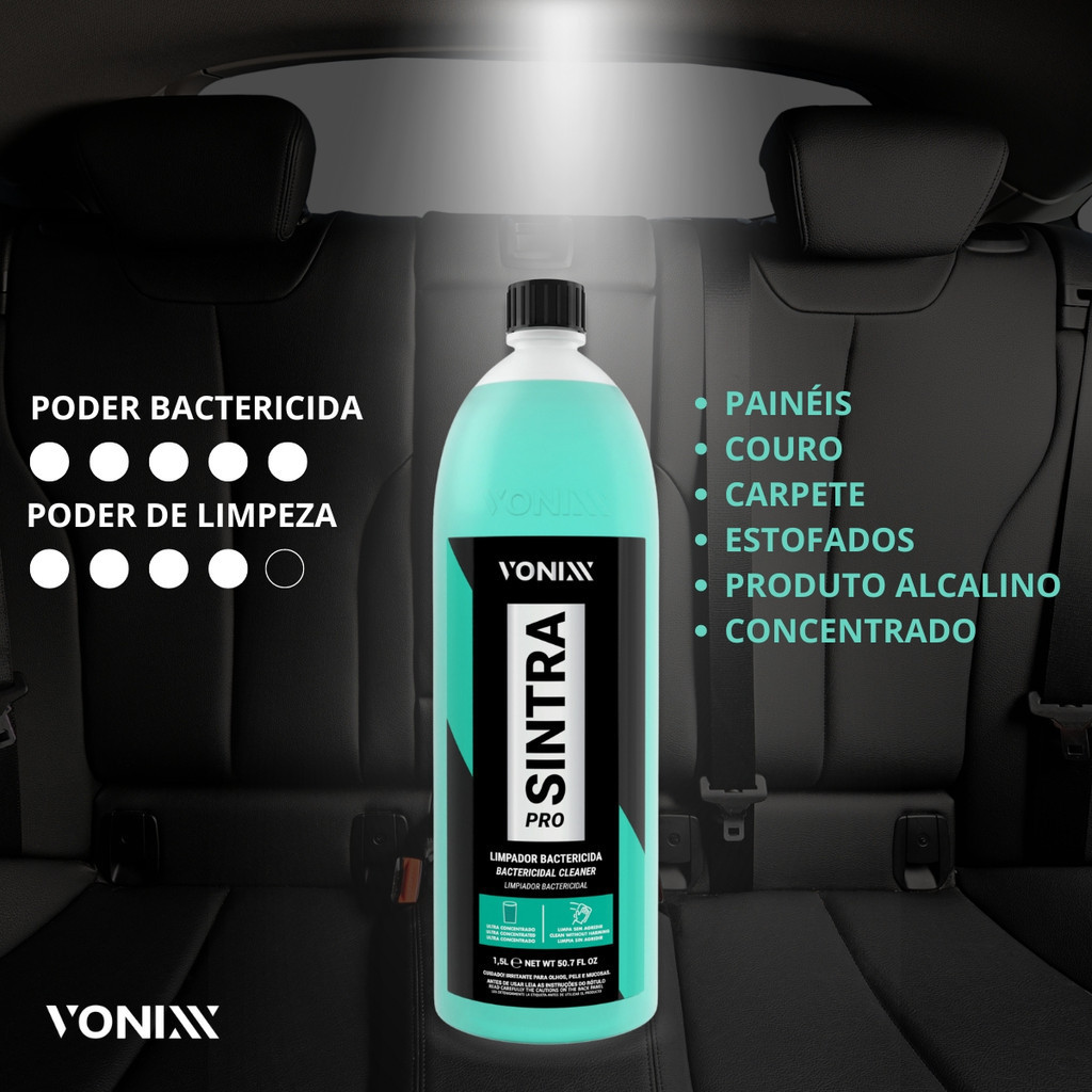 Sintra Pro Limpeza Interna De Veiculos Vonixx 1,5 Litros em Oferta na Shopee