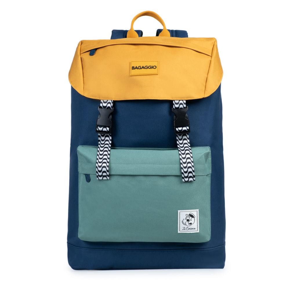 Mochila Grande Zé Carioca Azul em Oferta na Shopee