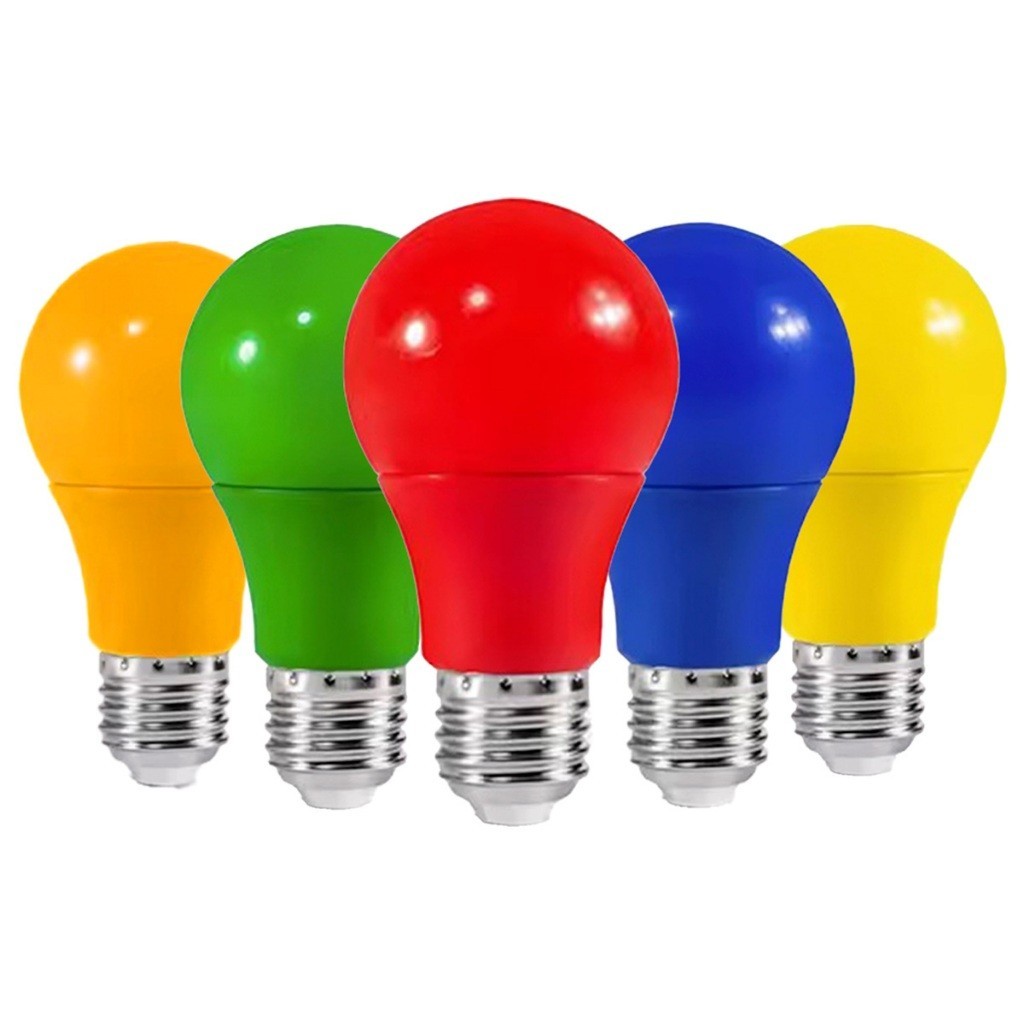 Lâmpada bulbo Led A60 7W colorida decorativa bivolt