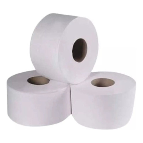 Papel Higiênico Branco Rolão Industrial 16 Rolos P Empresas