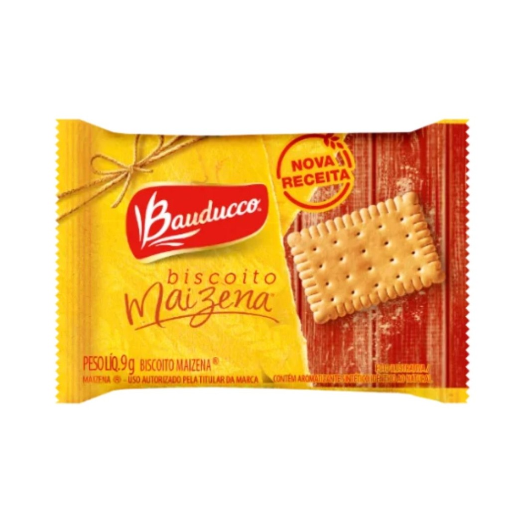Biscoito Maizena Sachê 9g 100 Unidades | Bauducco