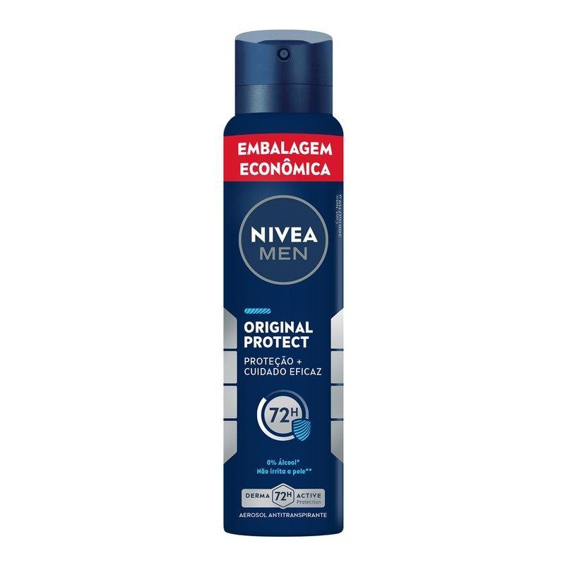 Desodorante Antitranspirante Aerossol Nivea Men Original Protect 200ml