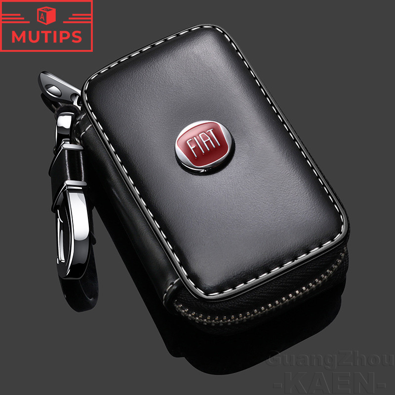 Bolsa Para Chaves Com Logotipo Do Carro Fiat Porta-De Couro Organizador Capa Zíper Strada Argo Mobi Toro Fastback Pulse em Oferta na Shopee