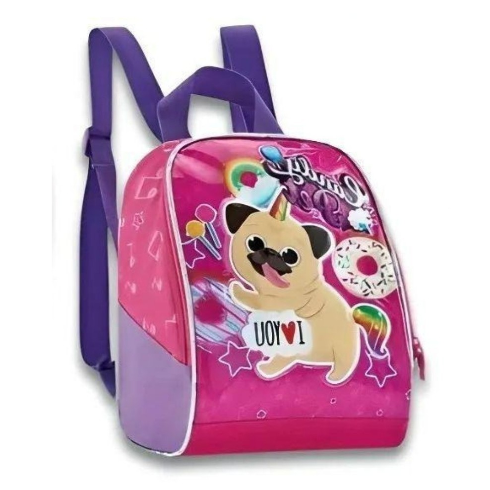 Lancheira Térmica Infantil Fuseco CBFQ-7029 Candy Pet Pug Unicórnio