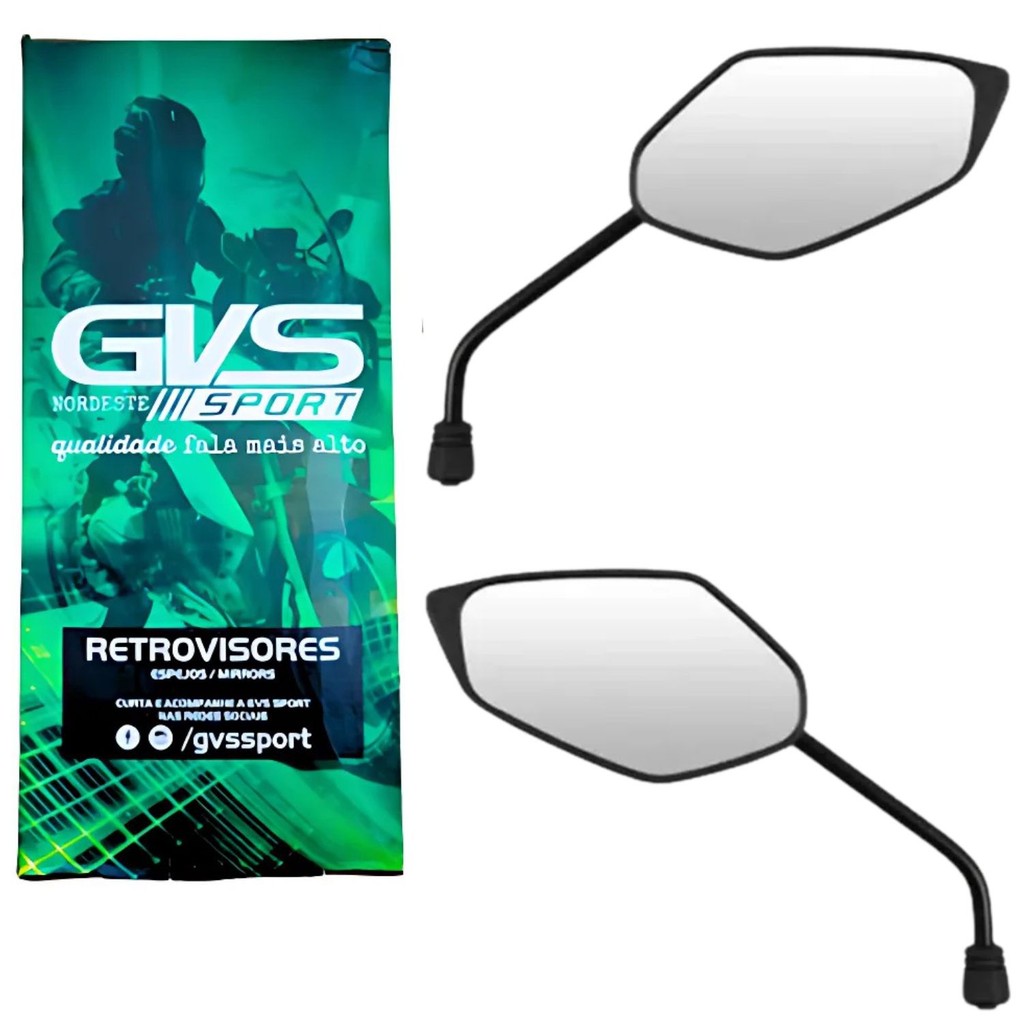 Retrovisor Gvs Xtz Crosser 150 2014 2015 2016 2017 2018 2019 2020 2021 2022 2023 2024 2025