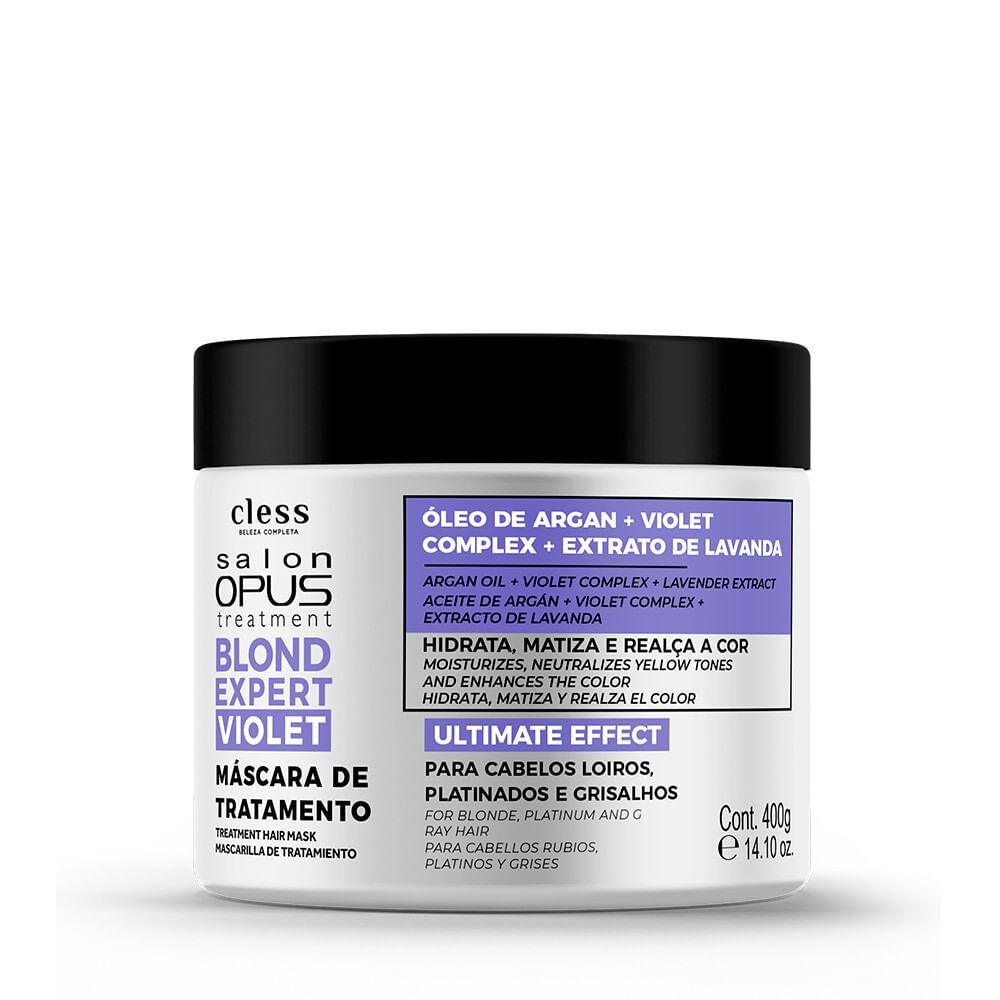 Salon Opus Máscara de Tratamento  Blond Expert Violet 400g em Oferta na Shopee