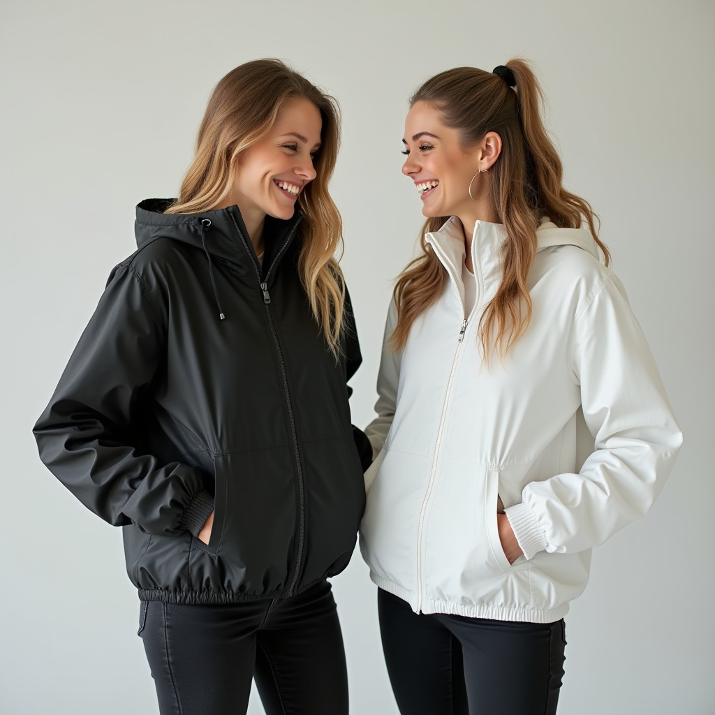 Blusa Jaqueta Corta Vento Forrado Premium Com Capuz Casaco Blusão Feminino