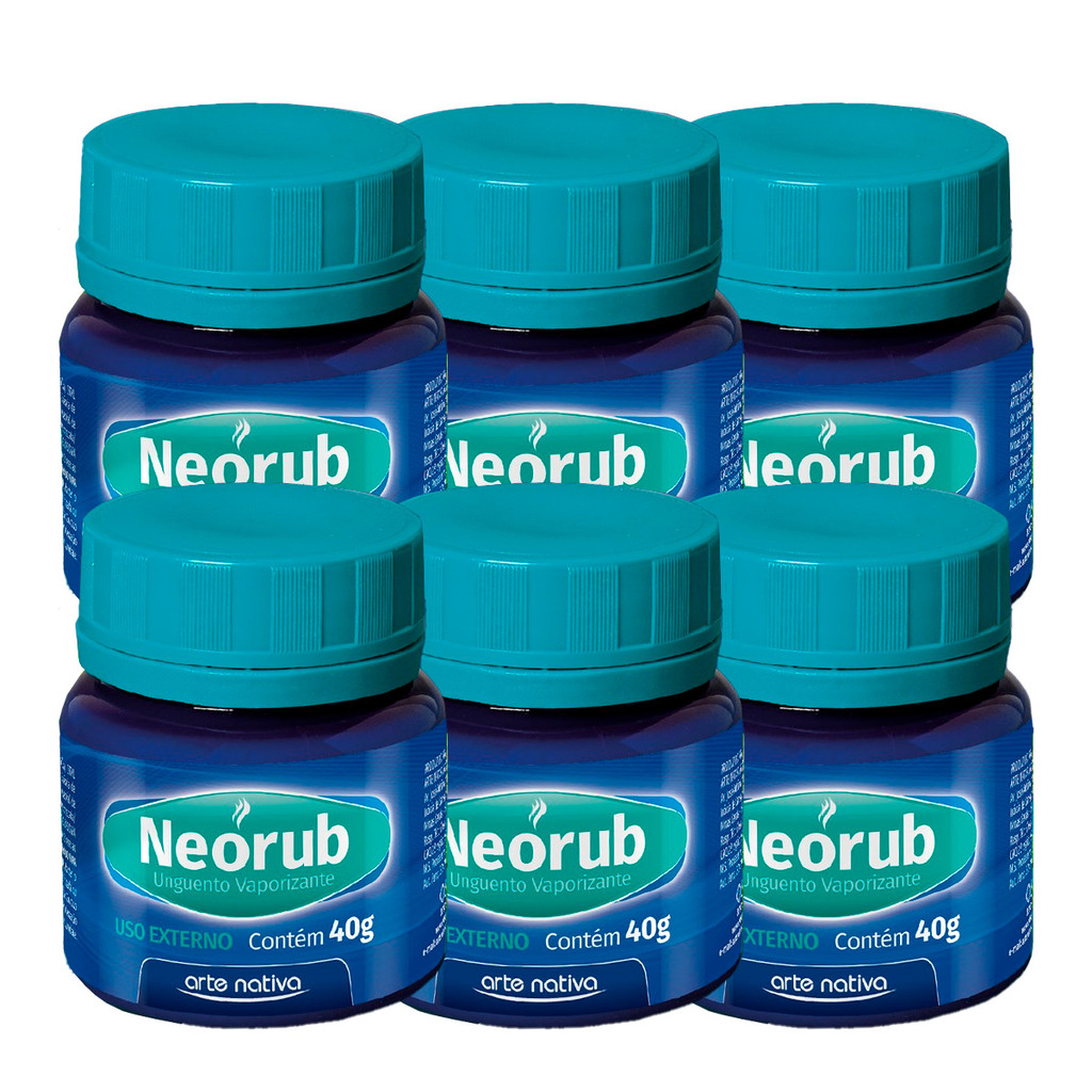 Kit 6 und Neorub Pomada 40g