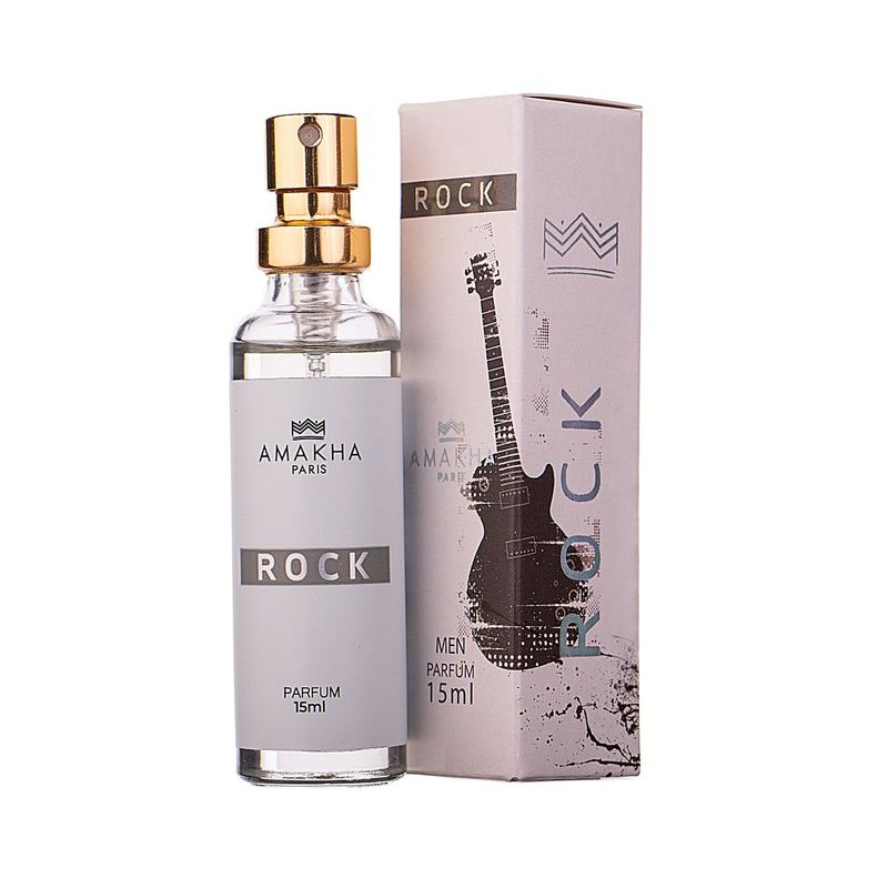Deo Colônia Masculino Rock 15ml - Amakha Paris em Oferta na Shopee
