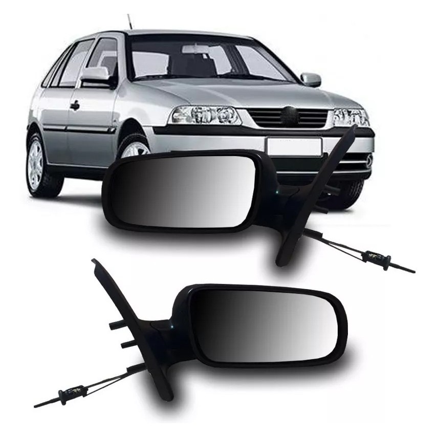 Par Retrovisor Gol Parati Saveiro G3 G4 2 Portas C/ Controle