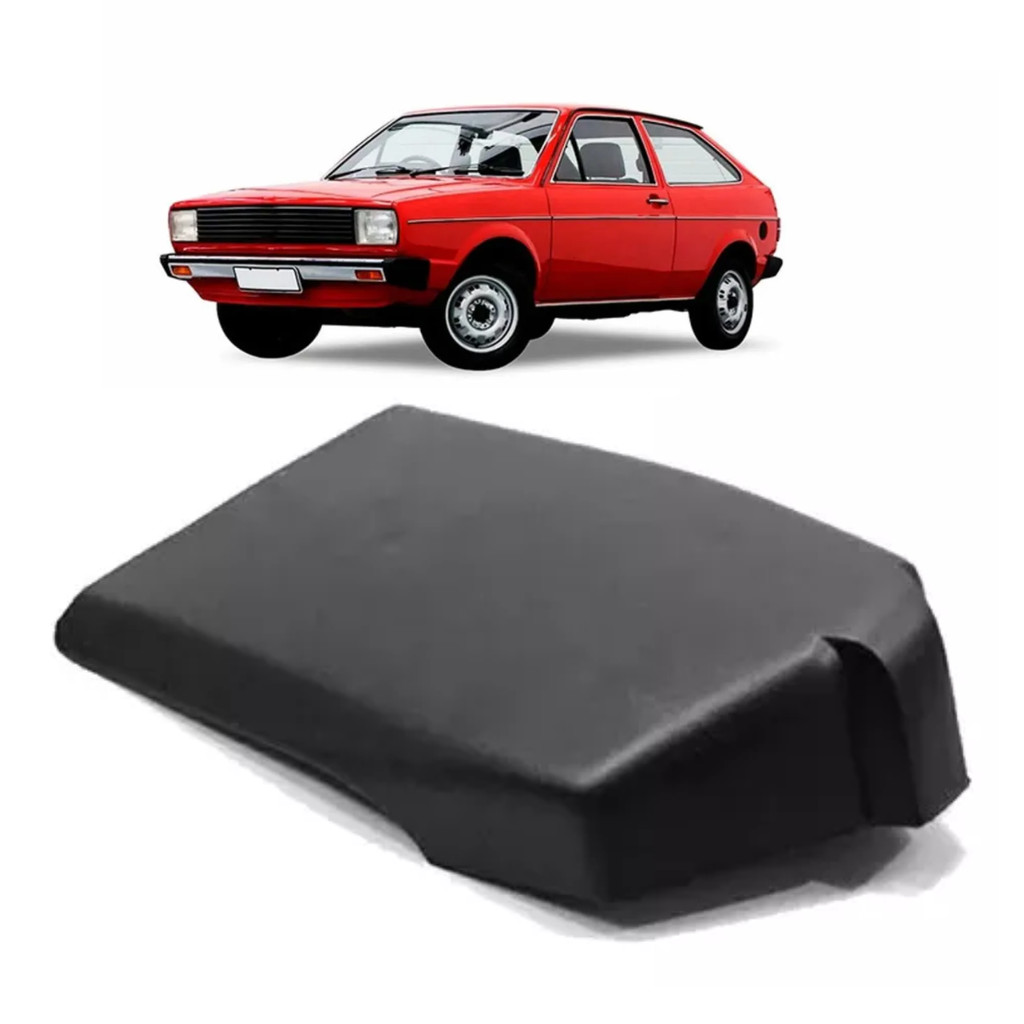 PONTEIRA POLAINA PARA CHOQUE GOL 1981 1982 1983 PRETO DIANTEIRA DIREITA