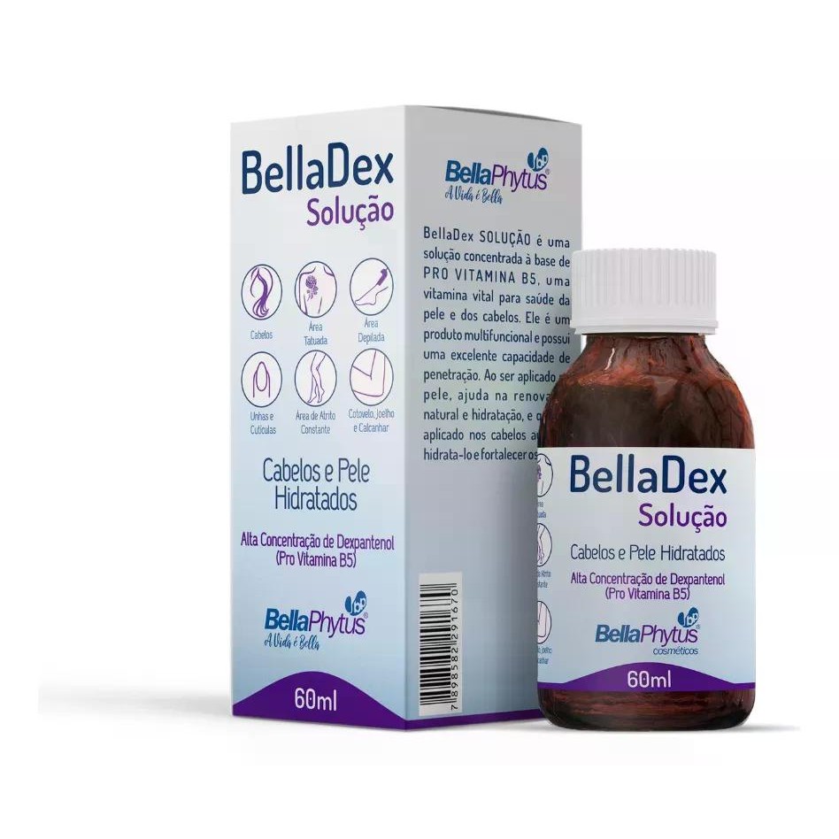 Belladex Dexpantenol Solução 60ml - BELLAPHYTUS