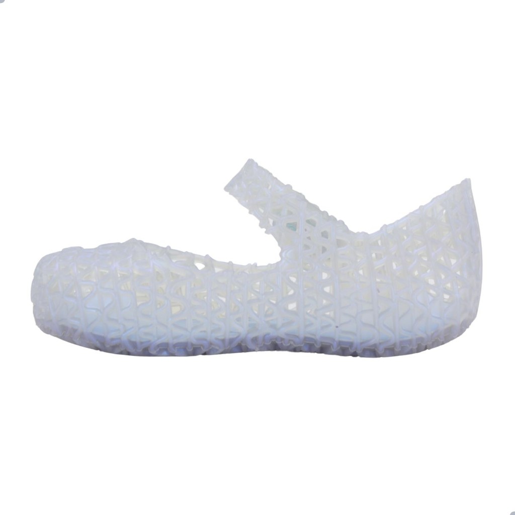 Sapatilha Mini Melissa Campana Papel Azul/Perolado