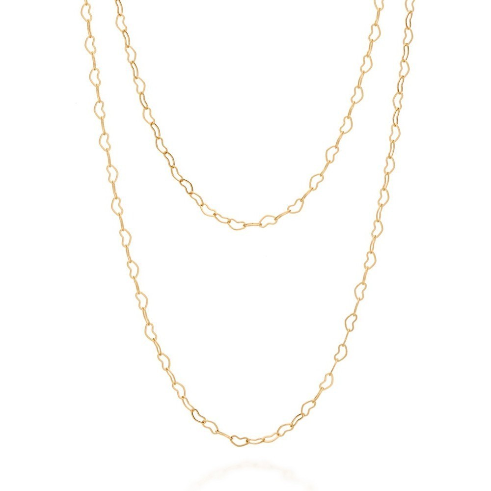 Gargantilha Dupla Corações 45 Cm Rommanel 531131 em Oferta na Shopee