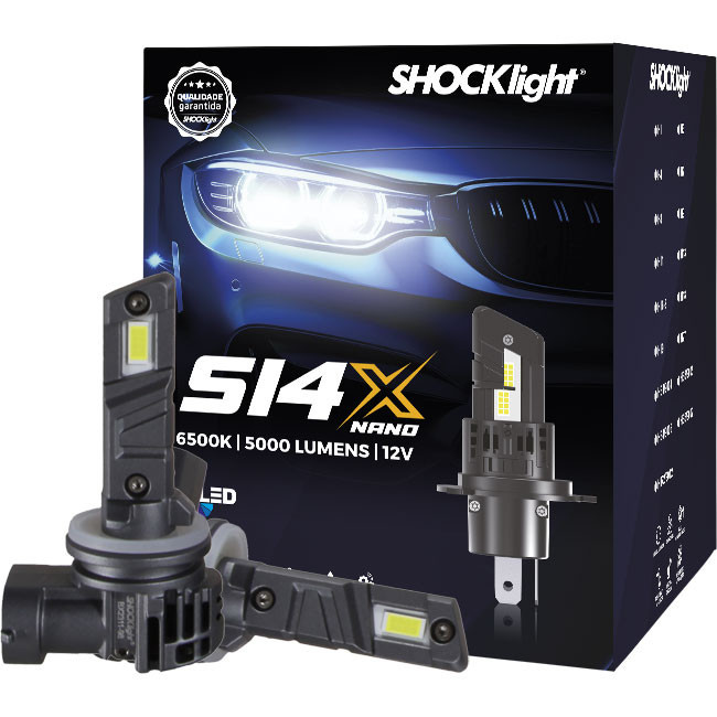 Lâmpada Led Shocklight S14x S14 X Nano H27 5000 Lumens 6500k em Oferta na Shopee