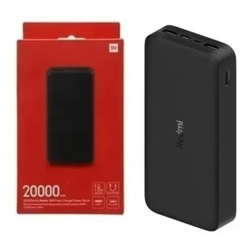 Carregador Redmi Power Bank Xiaomi 20000mah Original