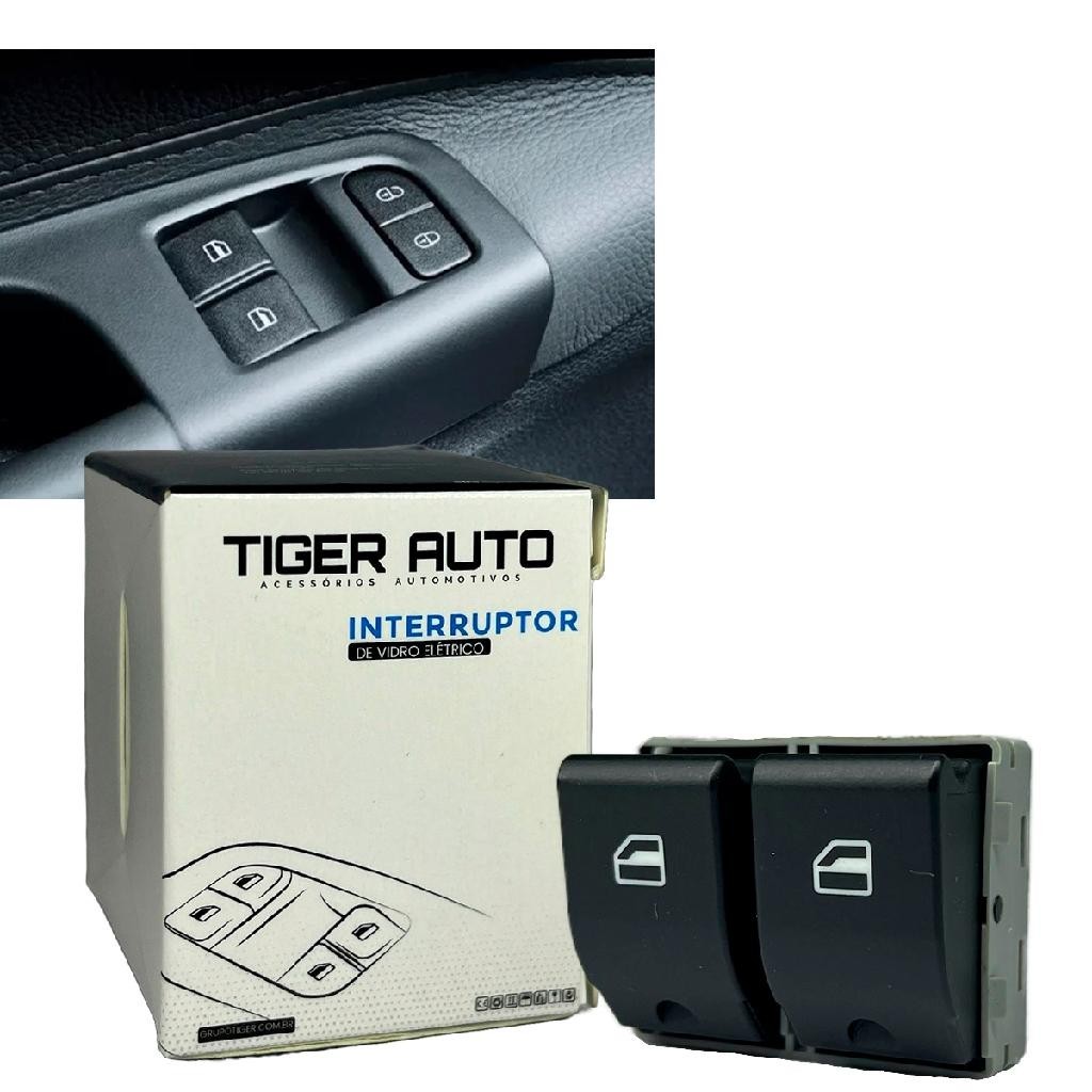 Botão Duplo Vidro Elétrico Interruptor Gol Polo Saveiro Fox Spacefox Crossfox Spacecross G4 G5 G6 G7 em Oferta na Shopee