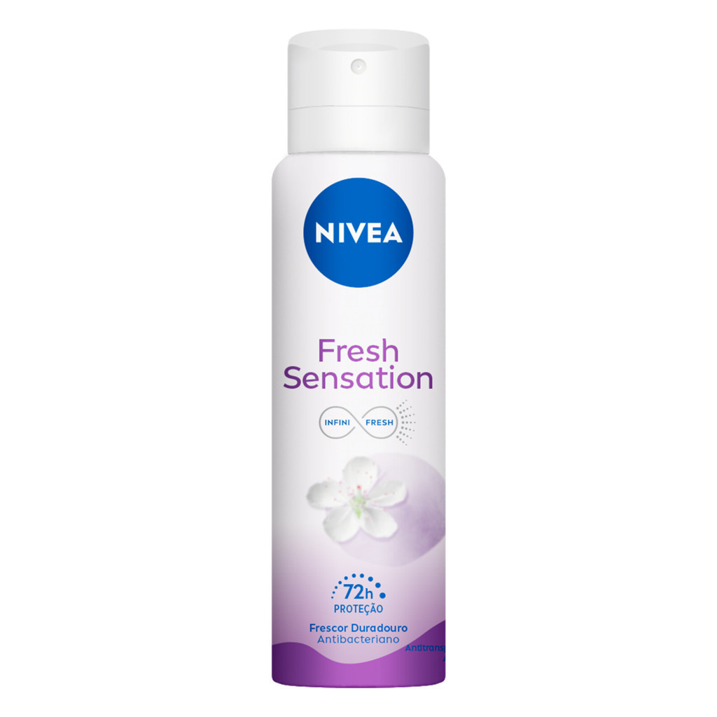 NIVEA Desodorante Antitranspirante Aerossol Fresh Sensation 150ml - Beauty
