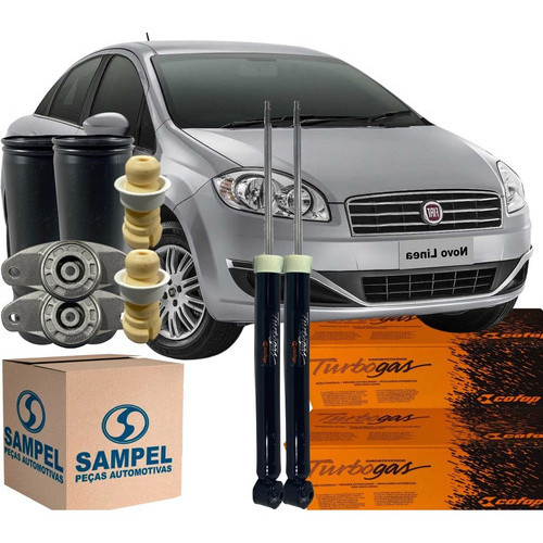 Amortecedor Traseiro Coxim Batente Coifa Fiat Línea Punto em Oferta na Shopee